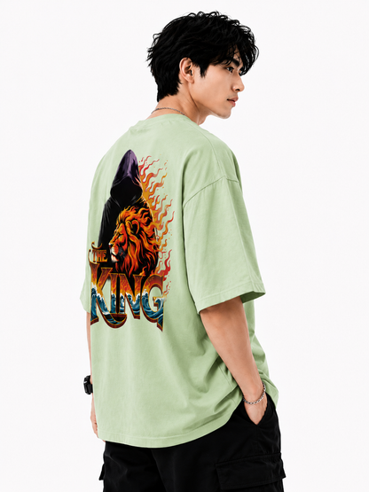 Attitude Men's King Printed T-Shirt | Premium Cotton Casual Round Neck Tee for Men