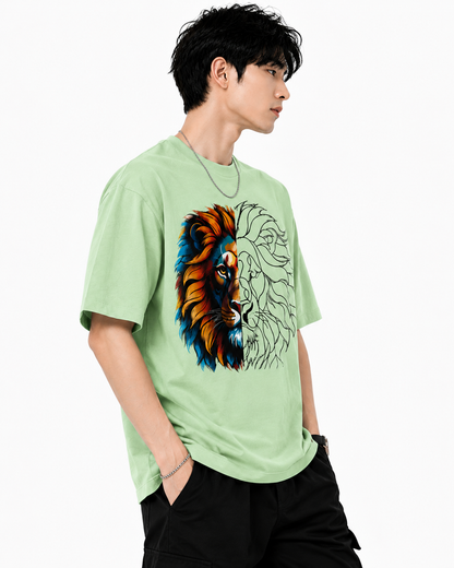 Attitude T-Shirts for Men, | Premium Cotton Casual Round Neck Tee for Men | Oversized Printed T-Shirt for Men