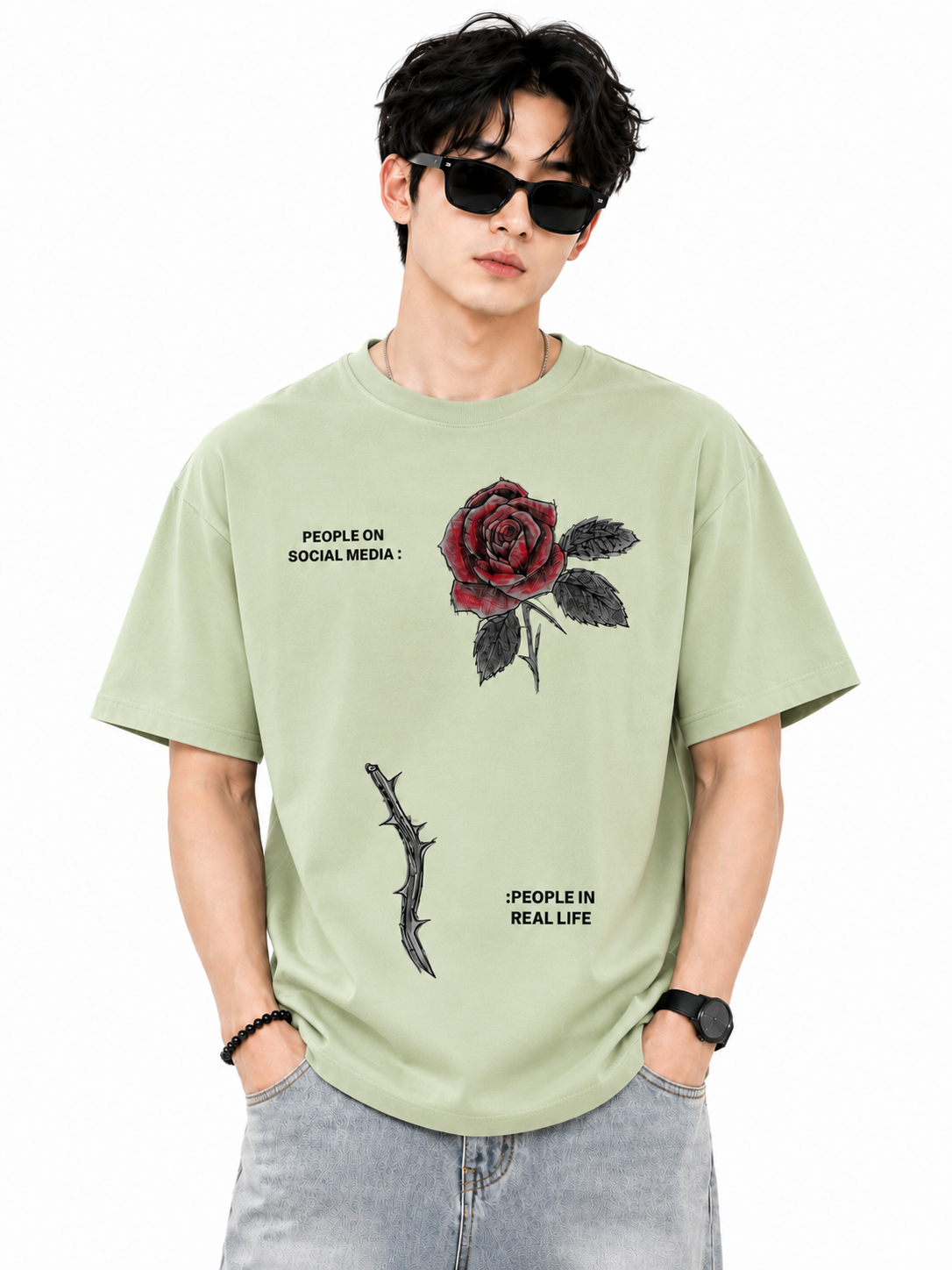 Attitude T-Shirts for Men | Oversized Slogan Printed T-Shirt for Men | 100% Pure Cotton T Shirt For Men