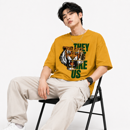 Attitude T-Shirts for Men | Oversized Printed T-Shirt | Wild Life | 100% Cotton T Shirt