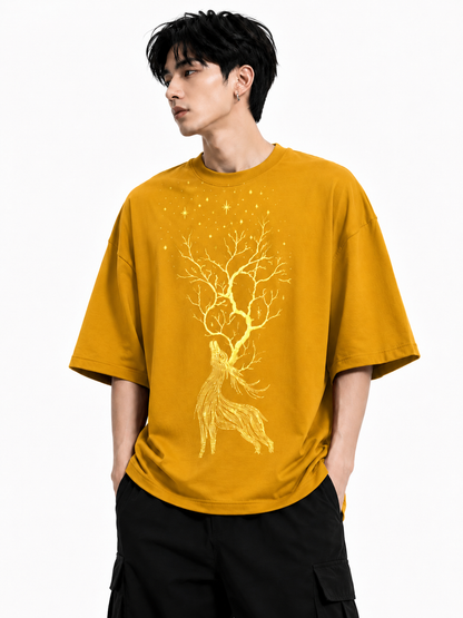 Attitude T-Shirts for Men | Oversized T-Shirt | Wild Life Printed t shirt | 100% Pure Cotton T Shirt