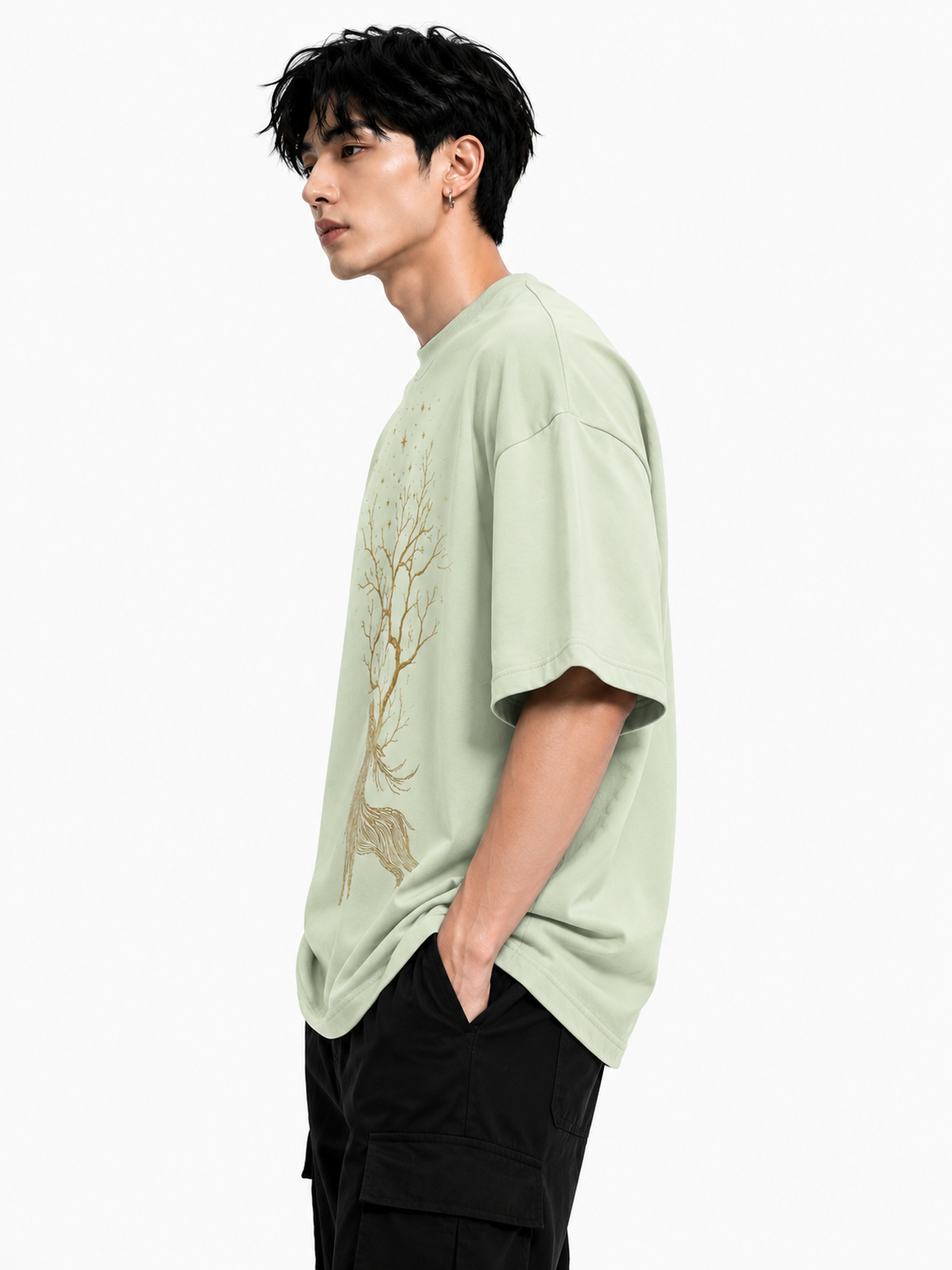 Attitude T-Shirts for Men | Oversized T-Shirt | Wild Life Printed t shirt | 100% Pure Cotton T Shirt