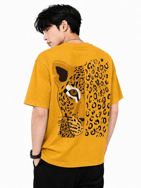 Attitude T-Shirts for Men | Oversized Printed T-Shirt | Wild Life | Cotton T Shirt For Men
