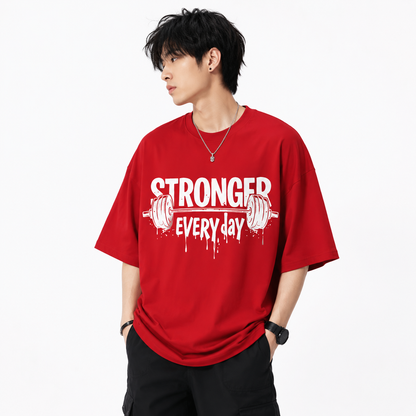 Attitude T-Shirts for Men | Oversized Slogan Printed T-Shirt | Cotton T Shirt For Men