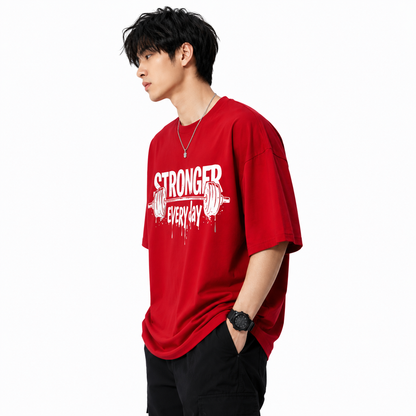 Attitude T-Shirts for Men | Oversized Slogan Printed T-Shirt | Cotton T Shirt For Men