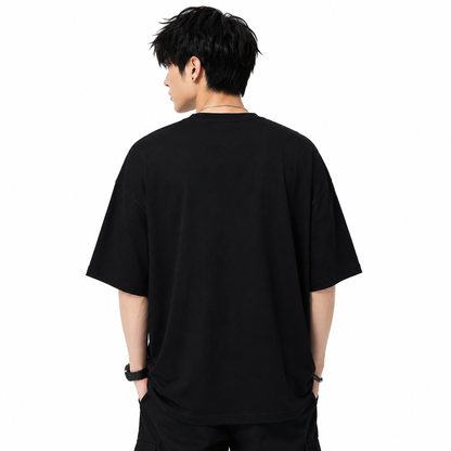 Attitude T-Shirts for Men | Oversized Slogan Printed T-Shirt | Cotton T Shirt For Men