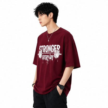 Attitude T-Shirts for Men | Oversized Slogan Printed T-Shirt | Cotton T Shirt For Men