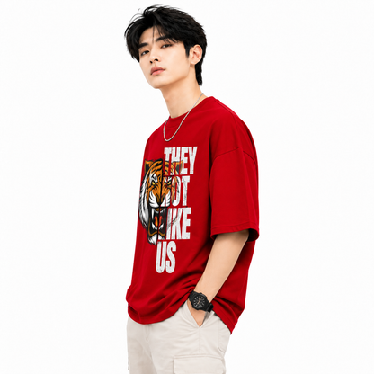 Attitude T-Shirts for Men | Oversized Printed T-Shirt | Wild Life | 100% Cotton T Shirt