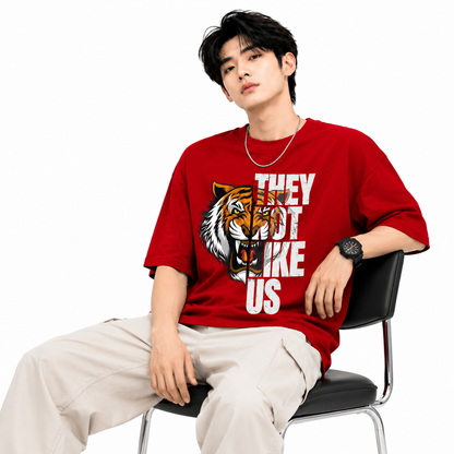 Attitude T-Shirts for Men | Oversized Printed T-Shirt | Wild Life | 100% Cotton T Shirt