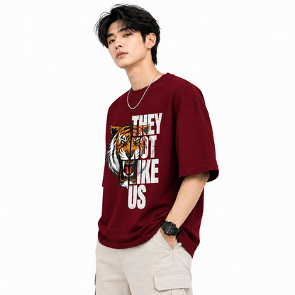 Attitude T-Shirts for Men | Oversized Printed T-Shirt | Wild Life | 100% Cotton T Shirt