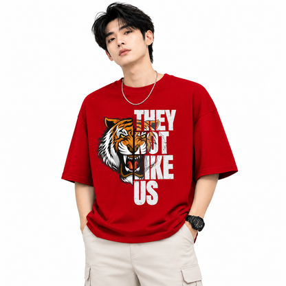 Attitude T-Shirts for Men | Oversized Printed T-Shirt | Wild Life | 100% Cotton T Shirt