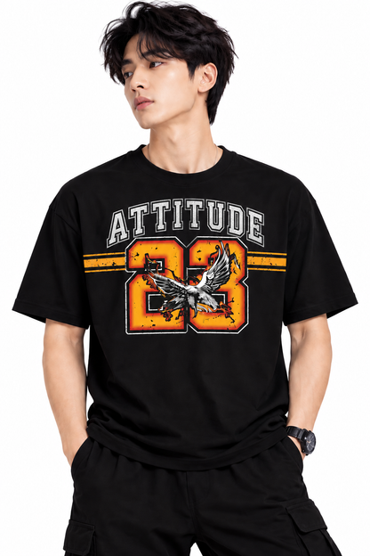 Attitude T-Shirts for Men | Trending | 100% Pure Cotton Oversized | Stylish T Shirt in India