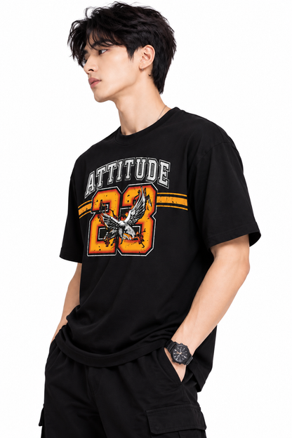 Attitude T-Shirts for Men | Trending | 100% Pure Cotton Oversized | Stylish T Shirt in India