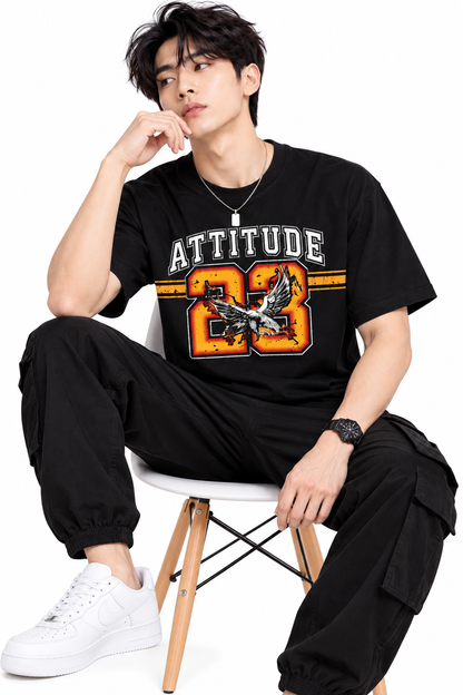 Attitude T-Shirts for Men | Trending | 100% Pure Cotton Oversized | Stylish T Shirt in India