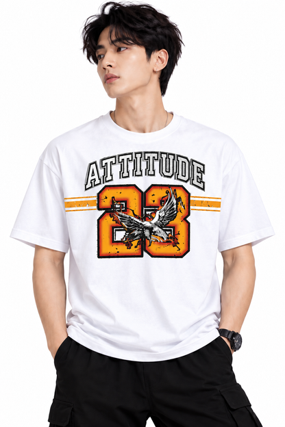 Attitude T-Shirts for Men | Trending | 100% Pure Cotton Oversized | Stylish T Shirt in India