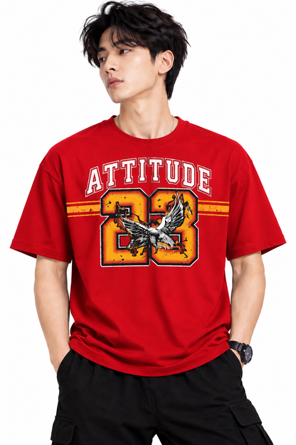Attitude T-Shirts for Men | Trending | 100% Pure Cotton Oversized | Stylish T Shirt in India