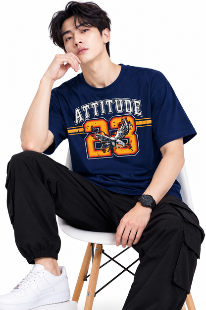 Attitude T-Shirts for Men | Trending | 100% Pure Cotton Oversized | Stylish T Shirt in India