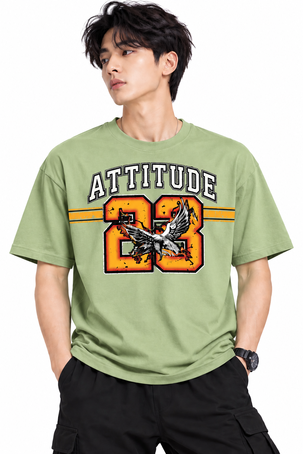 Attitude T-Shirts for Men | Trending | 100% Pure Cotton Oversized | Stylish T Shirt in India