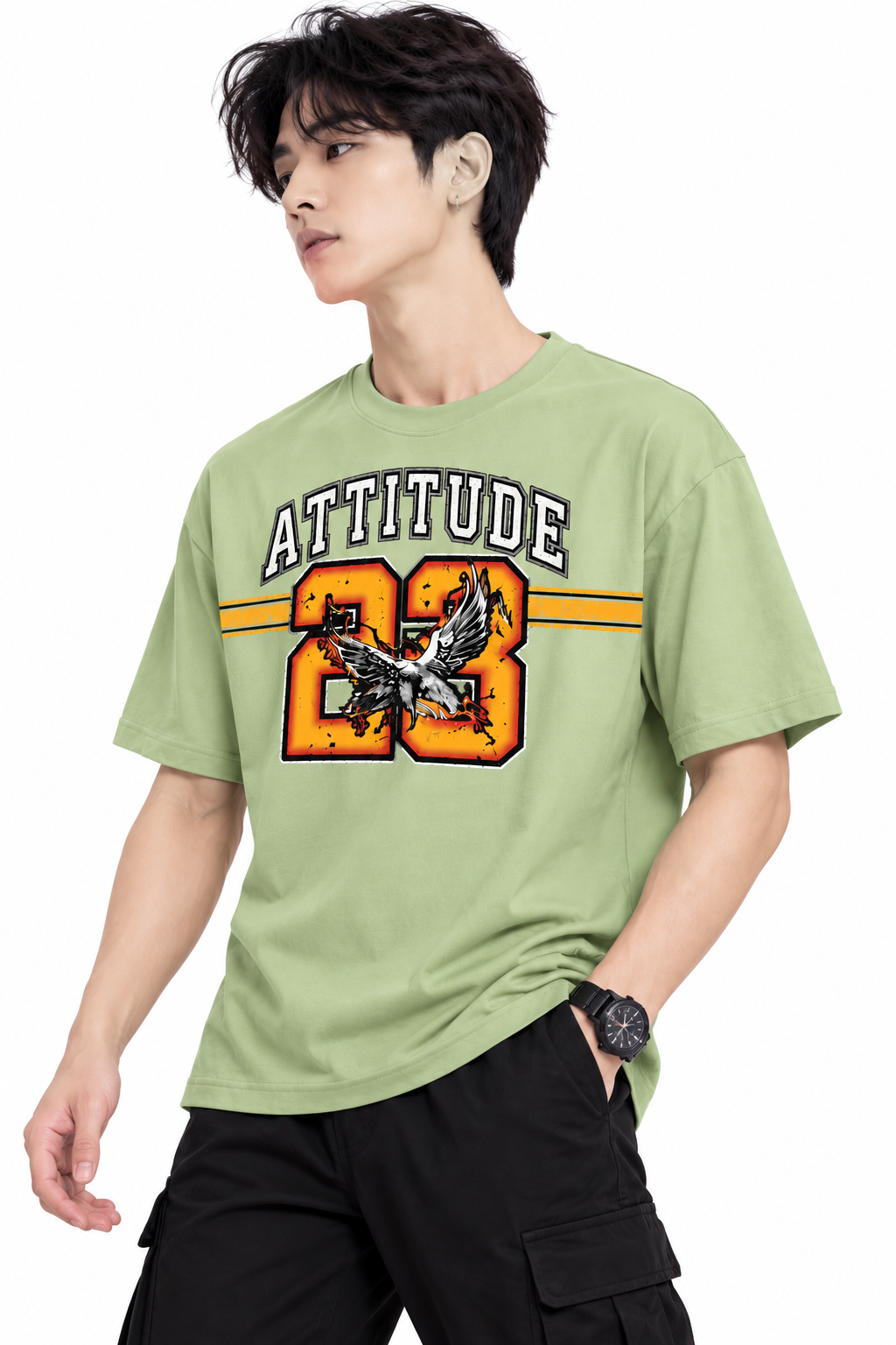 Attitude T-Shirts for Men | Trending | 100% Pure Cotton Oversized | Stylish T Shirt in India