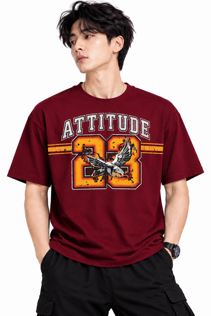 Attitude T-Shirts for Men | Trending | 100% Pure Cotton Oversized | Stylish T Shirt in India