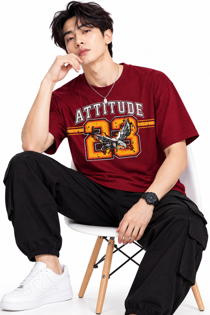 Attitude T-Shirts for Men | Trending | 100% Pure Cotton Oversized | Stylish T Shirt in India