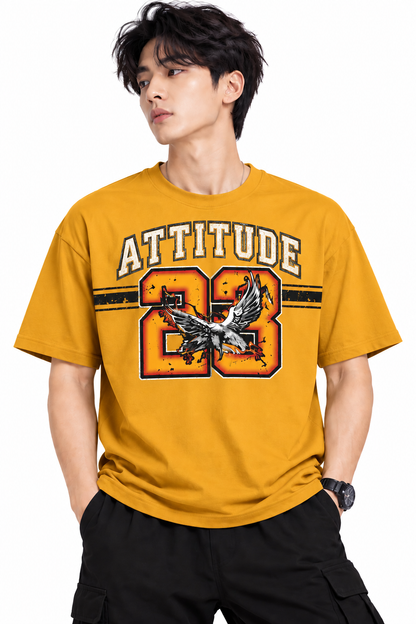 Attitude T-Shirts for Men | Trending | 100% Pure Cotton Oversized | Stylish T Shirt in India
