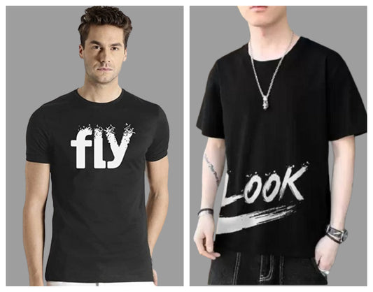 Attitude Start of Fashion Combo Printed Half Sleeves T-shirts
