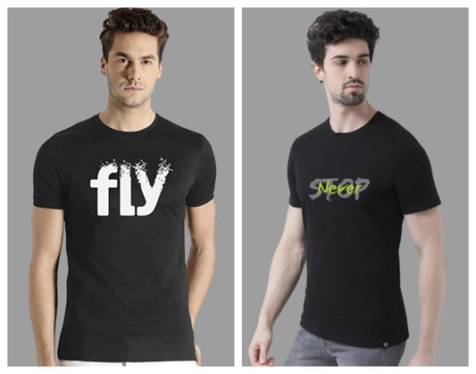 Attitude Start of Fashion Combo Printed Half Sleeves T-shirts