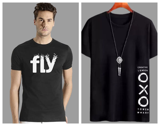 Attitude Start of Fashion Combo Printed Half Sleeves T-shirts