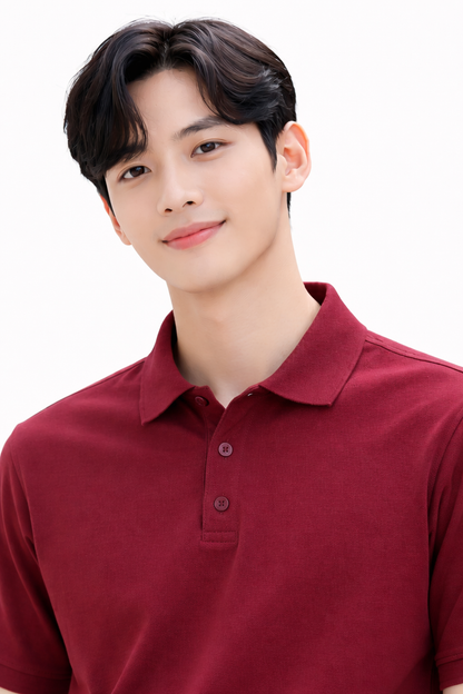 Attitude Start of Fashion Men’s Premium Maroon Polo T-Shirt – Classic Smart Casual Wear
