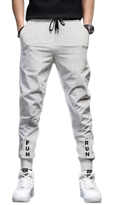 Attitude Men's Regular Fit Printed Grip Lower– Cotton Blend, Elastic Waistband & Pockets |