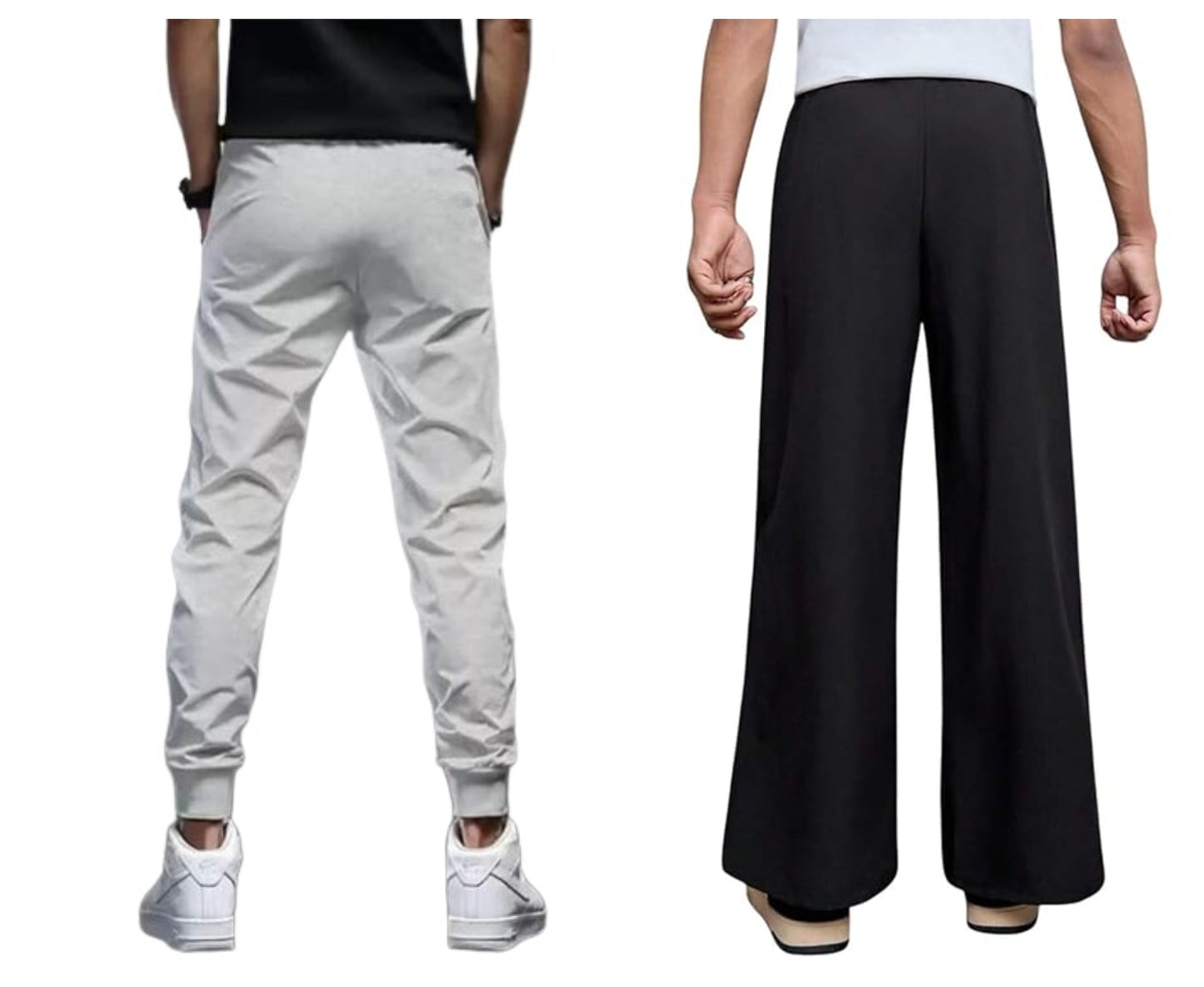 Attitude Combo Men's Regular Fit Printed Lower– Cotton Blend Joggers with Elastic Waistband & Pockets |