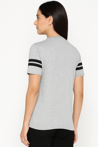 Attitude Start Of Fashion Women’s Grey LEGACY 36” Printed T-Shirt