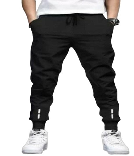 Attitude Men's Regular Fit Printed Lower– Cotton Blend Joggers with Elastic Waistband & Pockets |