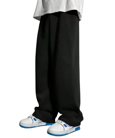 Attitude Men's Regular Fit Over Size Lower– Cotton Blend Joggers with Elastic Waistband & Pockets |