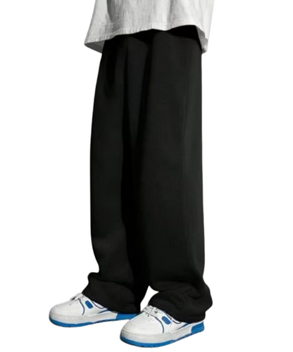 Attitude Men's Regular Fit Over Size Lower– Cotton Blend Joggers with Elastic Waistband & Pockets |