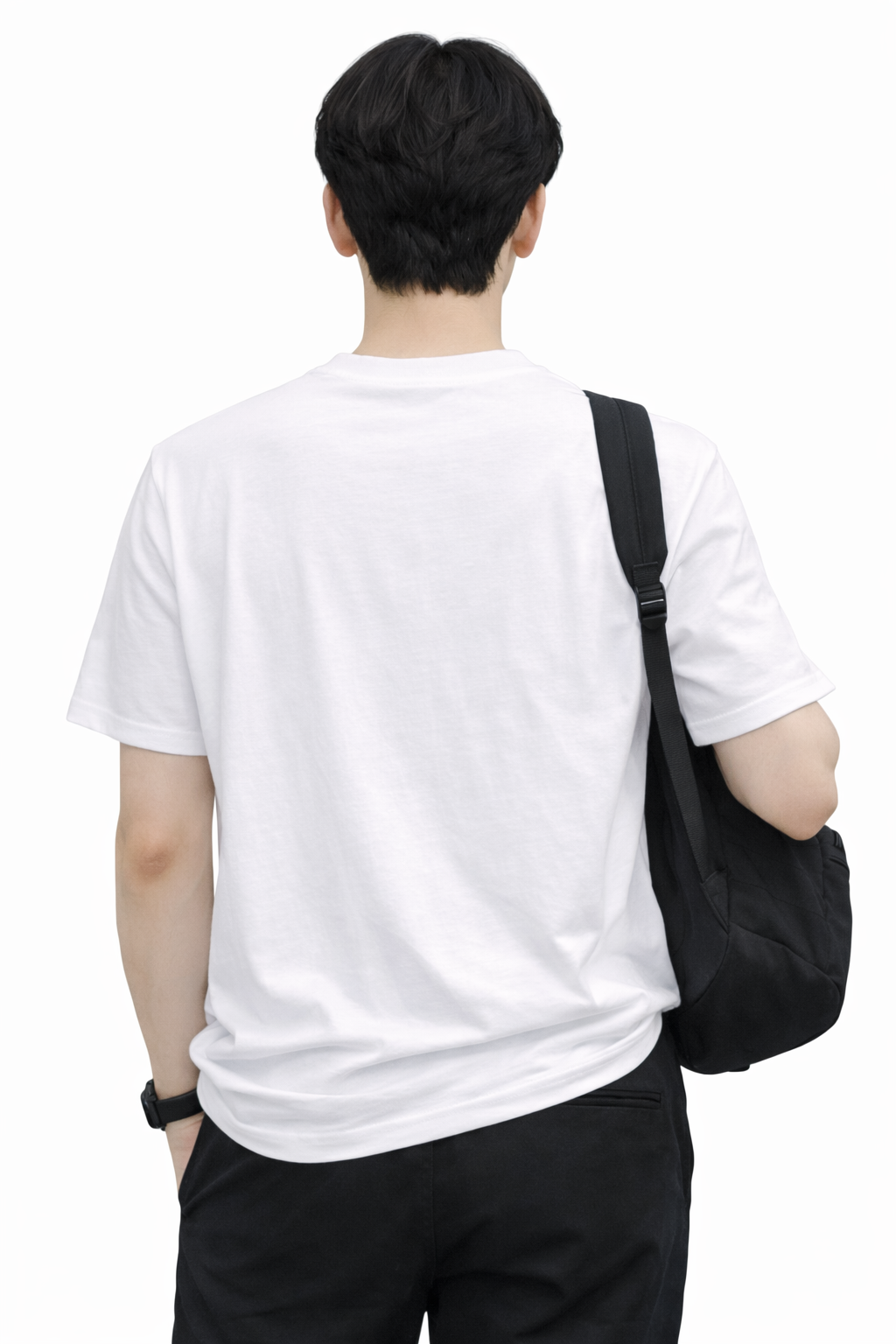 Attitude Start of Fashion Los Angeles Gothic Print Oversized White T-Shirt