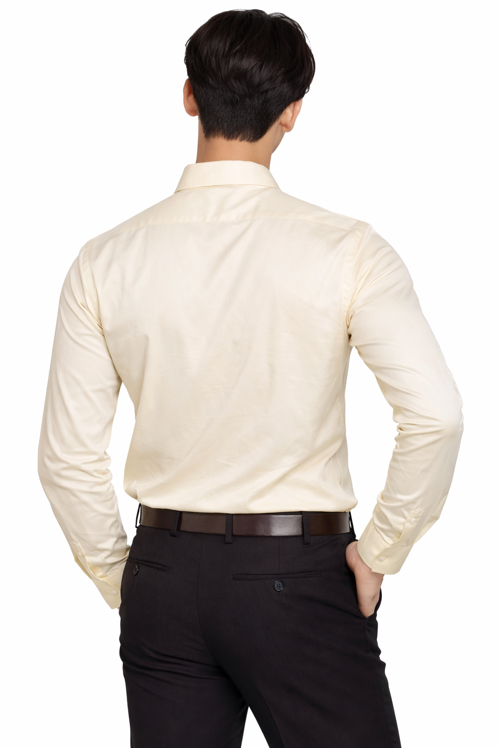 Attitude Start of Fashion Men’s Classic Lemon Formal Shirt – Full Sleeve Office Wear