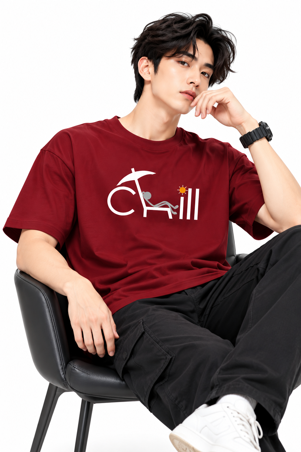 Attitude T-Shirts for Men | Printed T Shirt | 100% Pure Cotton Oversized Tee