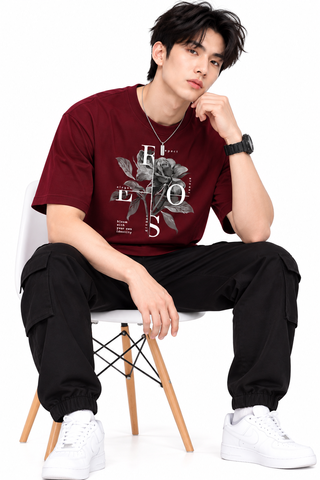 Attitude T-Shirts for Men | Oversized Printed T-Shirt |  100% Pure Cotton T Shirt