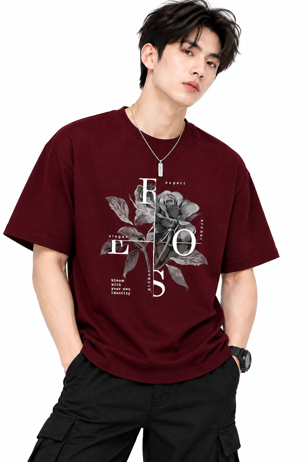 Attitude T-Shirts for Men | Oversized Printed T-Shirt |  100% Pure Cotton T Shirt