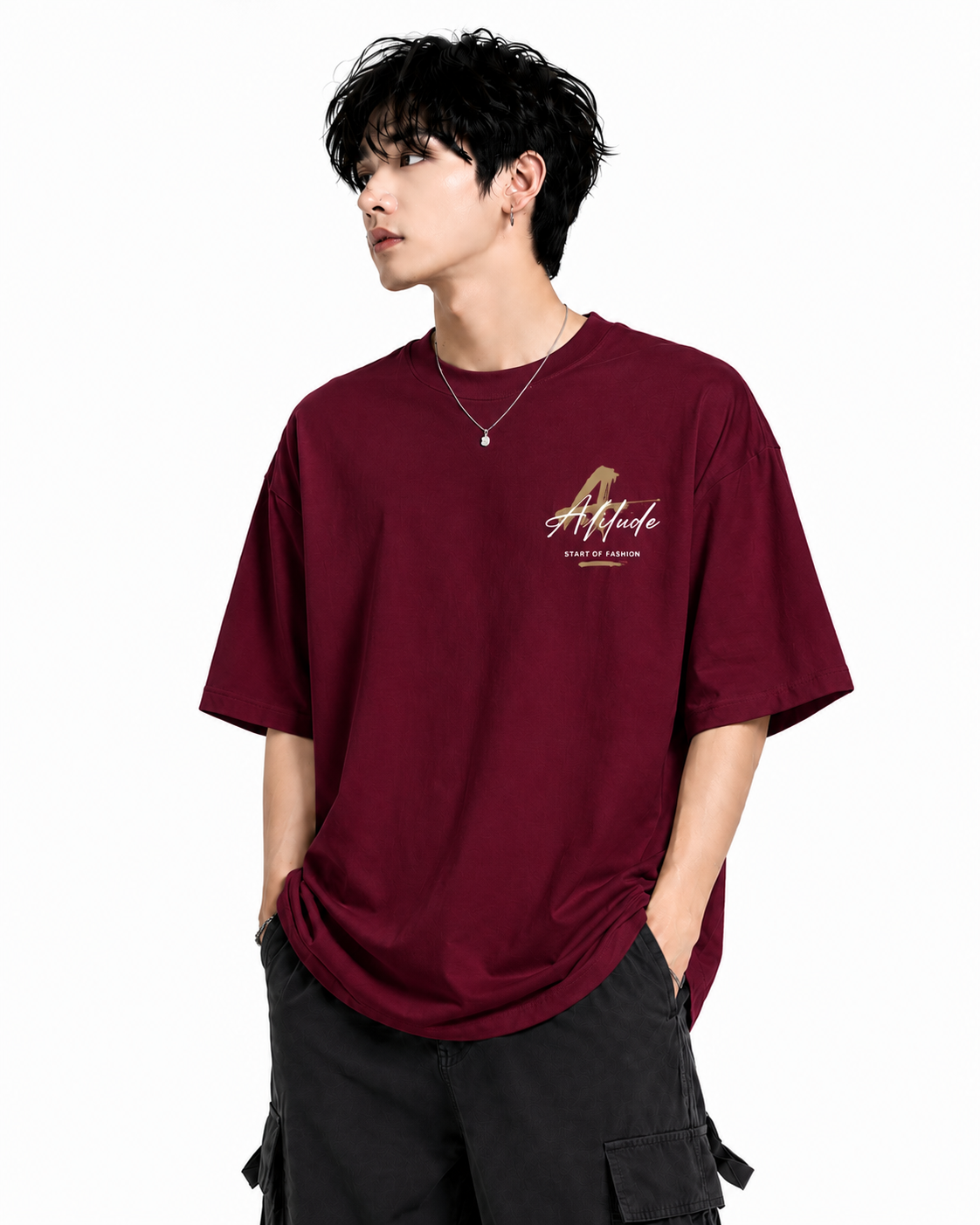 Attitude T-Shirts for Men | Oversized Printed T-Shirt | Wild Life | Cotton T Shirt For Men