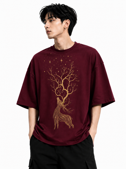 Attitude T-Shirts for Men | Oversized T-Shirt | Wild Life Printed t shirt | 100% Pure Cotton T Shirt