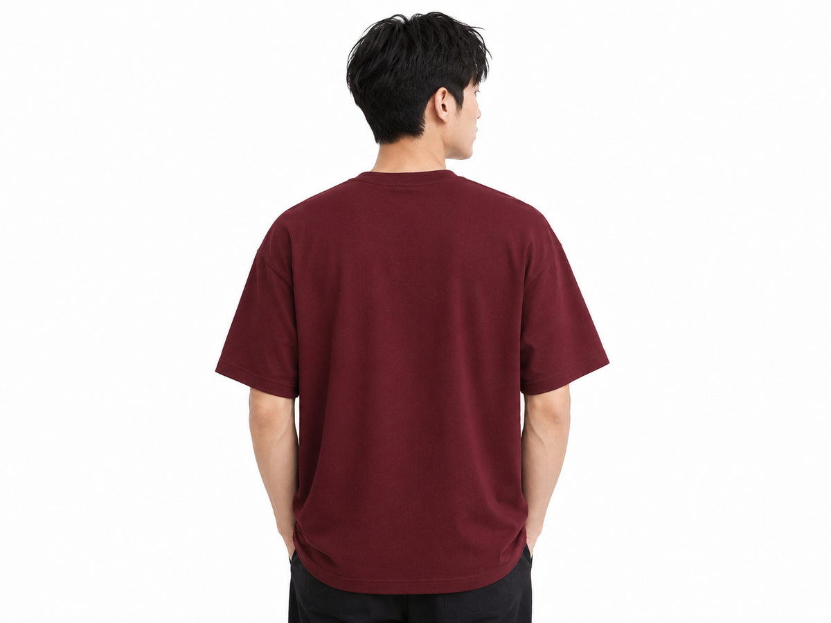 Attitude Men's Oversized Graphic T-Shirt for Men | Soft Cotton | Drop Shoulder Relaxed Fit | Printed Casual Tshirt for Men
