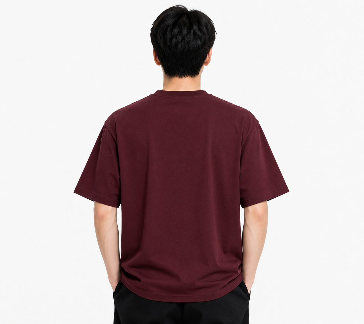 Attitude Men Typography Printed Round Neck Pure Cotton Oversized T-shirt