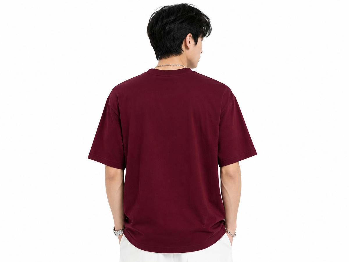 Attitude Eagle Graphic Oversized T-Shirt for Men