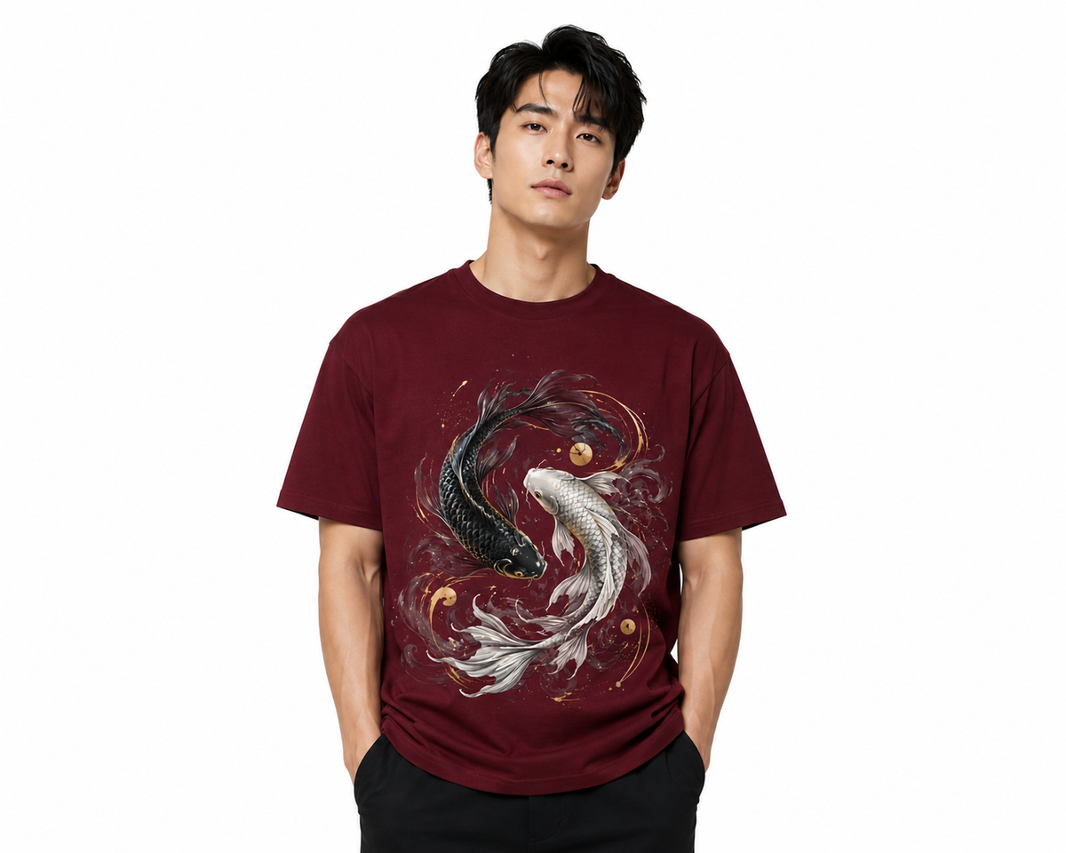 Attitude Fish Oversized T-Shirt