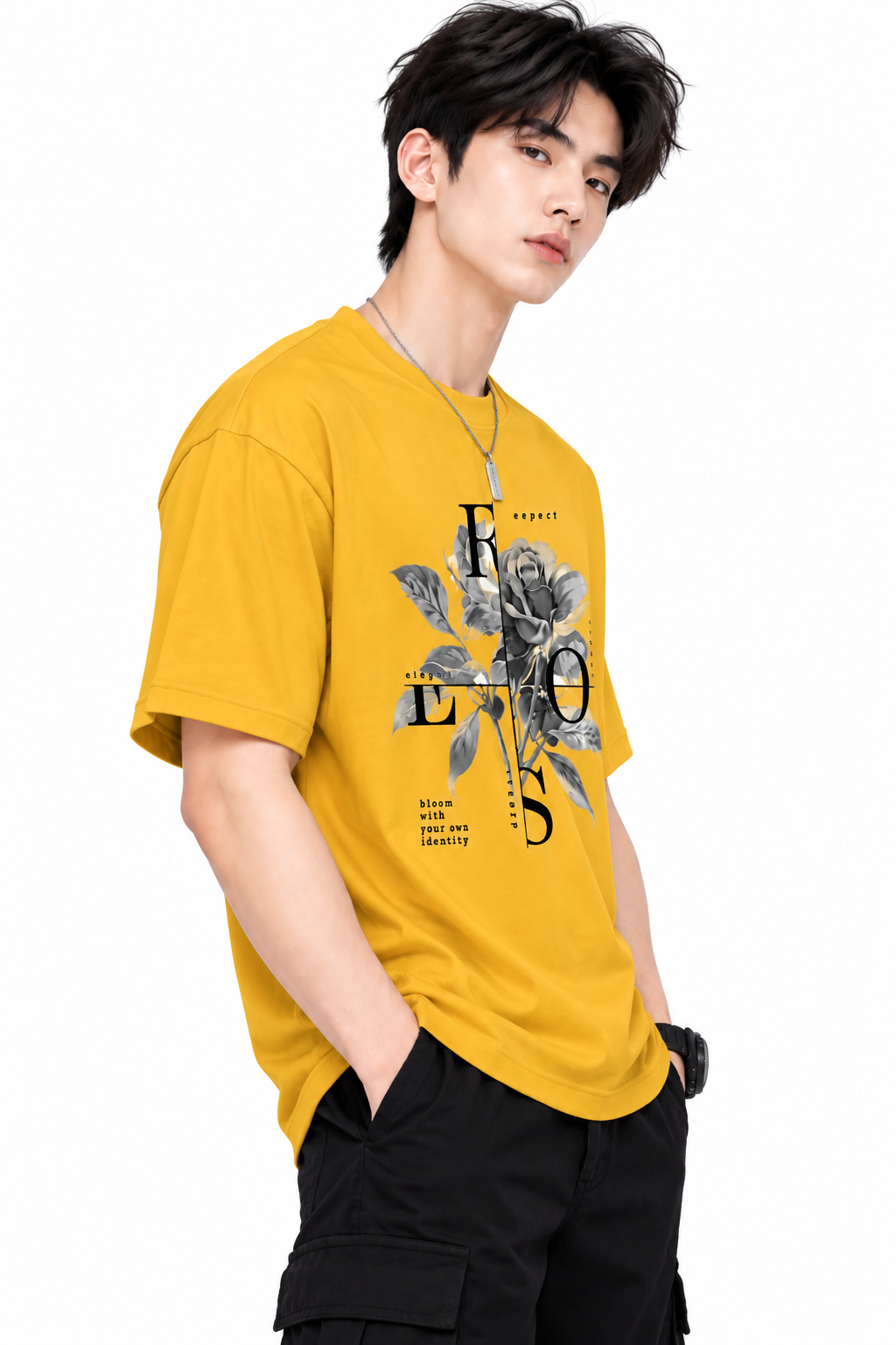 Attitude T-Shirts for Men | Oversized Printed T-Shirt |  100% Pure Cotton T Shirt