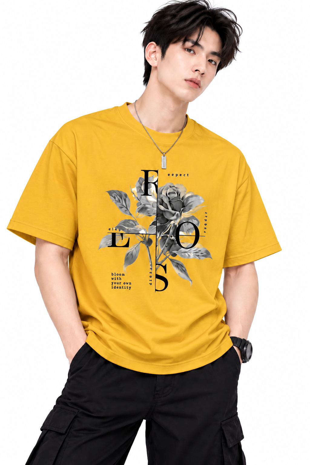 Attitude T-Shirts for Men | Oversized Printed T-Shirt |  100% Pure Cotton T Shirt