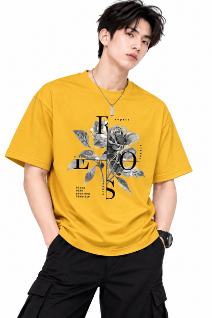 Attitude T-Shirts for Men | Oversized Printed T-Shirt |  100% Pure Cotton T Shirt